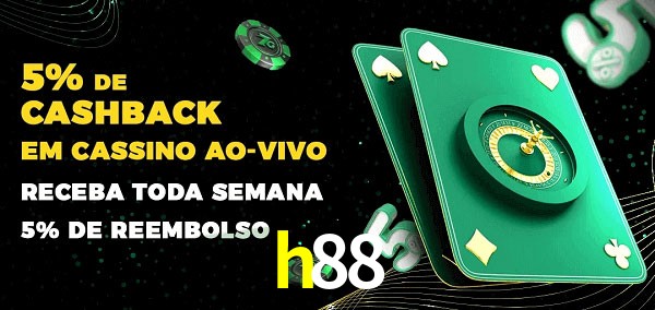 Promoções do cassino ao Vivo h88